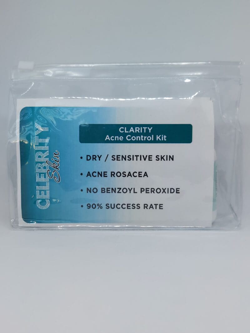 Clarity Acne Control Kit Dry/Sensitive/Acne Rosacea 4 Piece